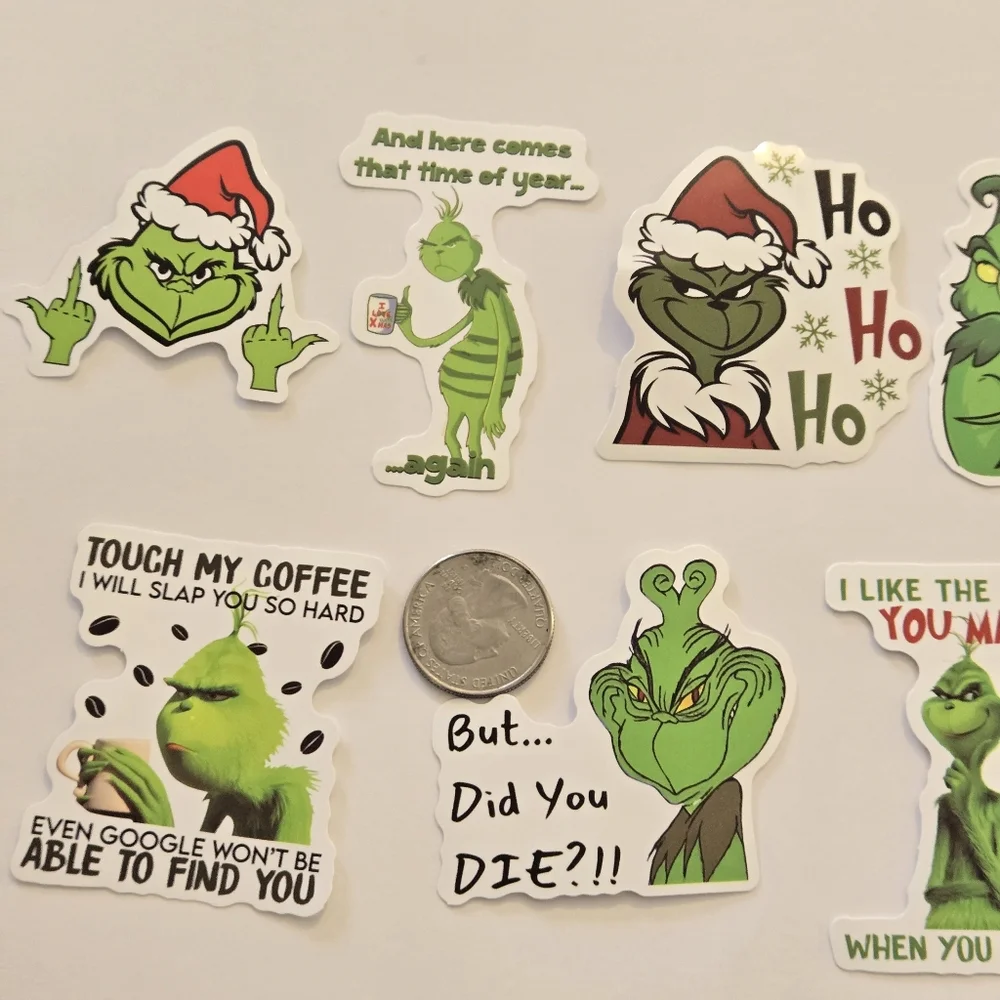 ๐๐ Grinchmas Sticker Set - Picture 1 of 6
